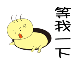 A fox dog with a chicken sticker #14730518