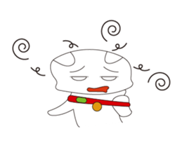 A fox dog with a chicken sticker #14730529