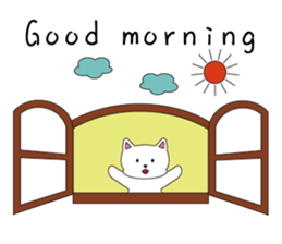 A fox dog with a chicken sticker #14730538