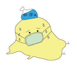 A fox dog with a chicken sticker #14730539