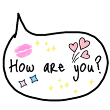 ENGLISH & JAPANESE messages! (Kawaii) sticker #14731141