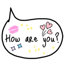ENGLISH & JAPANESE messages! (Kawaii) sticker #14731141