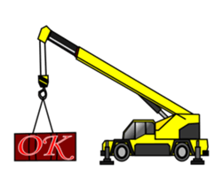 It is a heavy machine. sticker #14732097