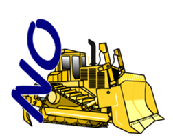 It is a heavy machine. sticker #14732112