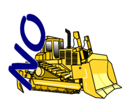 It is a heavy machine. sticker #14732112