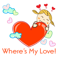 A Girl of Fall Season Stickers