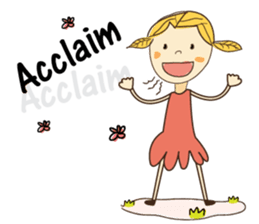 A Girl of Fall Season Stickers sticker #14732393