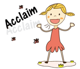 A Girl of Fall Season Stickers sticker #14732393