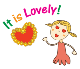 A Girl of Fall Season Stickers sticker #14732401