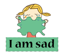 A Girl of Fall Season Stickers sticker #14732404