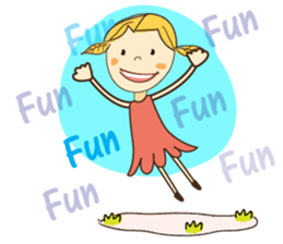 A Girl of Fall Season Stickers sticker #14732410