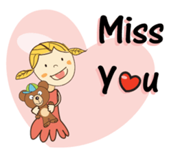 A Girl of Fall Season Stickers sticker #14732411