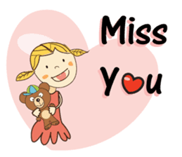 A Girl of Fall Season Stickers sticker #14732411