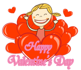 A Girl of Fall Season Stickers sticker #14732412