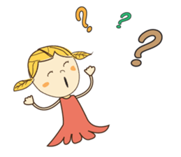 A Girl of Fall Season Stickers sticker #14732415