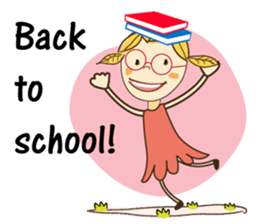 A Girl of Fall Season Stickers sticker #14732418