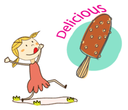 A Girl of Fall Season Stickers sticker #14732421