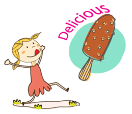 A Girl of Fall Season Stickers sticker #14732421