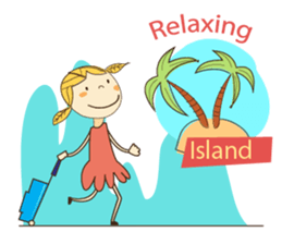 A Girl of Fall Season Stickers sticker #14732423