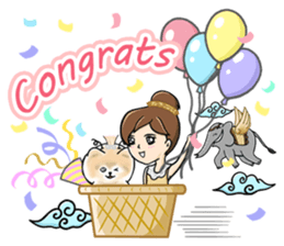 Greetings Festival Holiday encouragement sticker #14732775