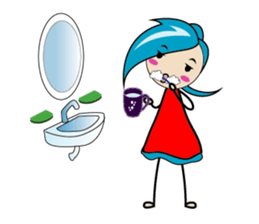 Fastidious Girl sticker #14733576