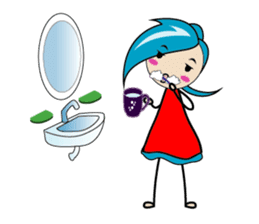 Fastidious Girl sticker #14733576