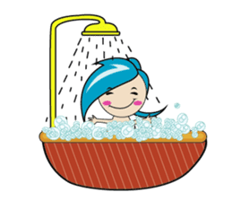 Fastidious Girl sticker #14733577