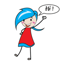 Fastidious Girl sticker #14733579