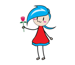 Fastidious Girl sticker #14733582