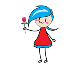 Fastidious Girl sticker #14733582