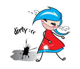 Fastidious Girl sticker #14733589