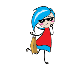 Fastidious Girl sticker #14733591