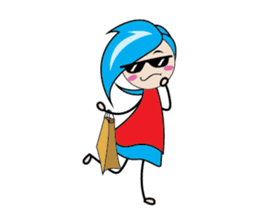 Fastidious Girl sticker #14733591