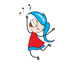 Fastidious Girl sticker #14733592