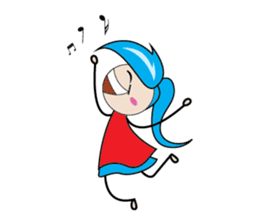 Fastidious Girl sticker #14733592