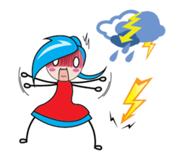 Fastidious Girl sticker #14733593