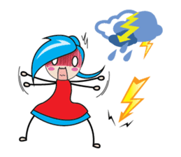 Fastidious Girl sticker #14733593