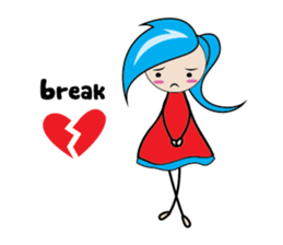 Fastidious Girl sticker #14733594