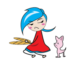 Fastidious Girl sticker #14733595