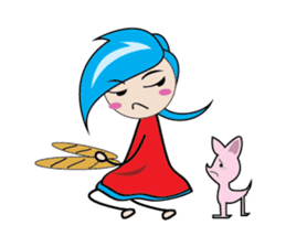 Fastidious Girl sticker #14733595