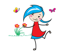 Fastidious Girl sticker #14733596