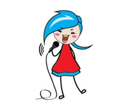 Fastidious Girl sticker #14733597