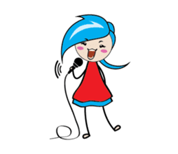 Fastidious Girl sticker #14733597