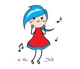 Fastidious Girl sticker #14733598