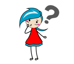 Fastidious Girl sticker #14733599