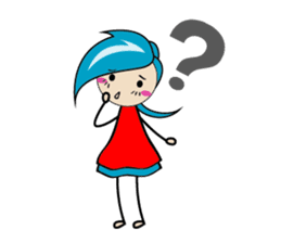 Fastidious Girl sticker #14733599