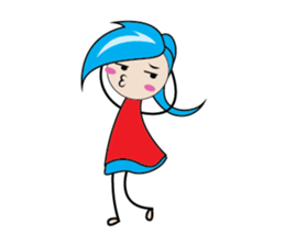 Fastidious Girl sticker #14733600