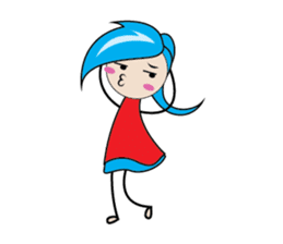 Fastidious Girl sticker #14733600