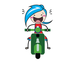 Fastidious Girl sticker #14733601