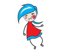 Fastidious Girl sticker #14733602